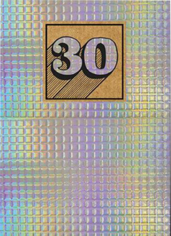 30 30th thirty thirtieth birthday shiny tiled the-art-group funky quirky unusual modern cool card cards greetings greeting original classic wacky contemporary art illustration photographic