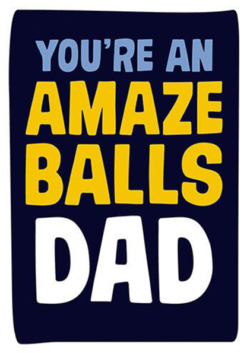 funky quirky unusual modern cool card cards greetings greeting original classic wacky contemporary art photographic fun vintage retro amazeballs dad father fathers-day dean-morris funny slogan