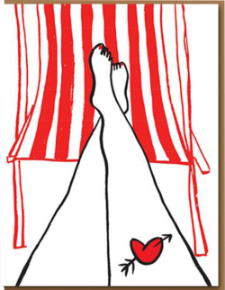 funky quirky unusual modern cool card cards greetings greeting original classic wacky contemporary art illustration photographic distinctive vintage retro humourous funny 1973 nineteen seventy three valentine valentine’s-day letterpress love leg tattoo