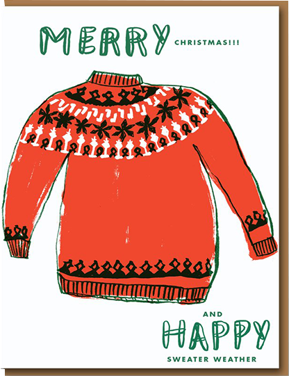 Happy Sweater Weather - Malarkey Cards