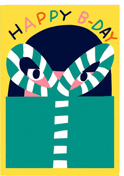 Malarkey Cards Brighton sell funky quirky kitsch unusual modern cool original classic wacky contemporary art illustration photographic distinctive vintage retro funny rude cute humorous birthday seasonal greetings cards prints frames socks bench cachete jack 1973 nineteenseventythree b-day present