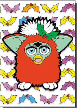 Malarkey Cards Brighton sell funky quirky unusual modern cool original classic wacky contemporary art illustration photographic distinctive vintage retro funny rude humorous birthday seasonal Christmas xmas greetings cards bite your granny 90s furby