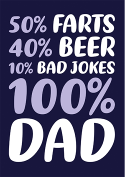 Malarkey Cards Brighton sell funky quirky unusual modern cool original classic wacky contemporary art illustration photographic distinctive vintage retro funny rude humorous birthday seasonal greetings cards father’s day dean morris farts beer jokes dad