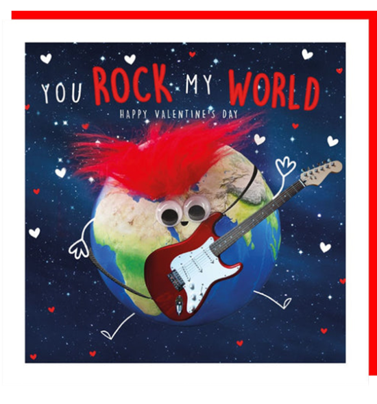 Malarkey Cards Brighton sell funky quirky unusual modern cool original classic wacky contemporary art illustration photographic distinctive vintage retro funny rude humorous birthday seasonal valentine’s day tracks rock my world guitar fluff