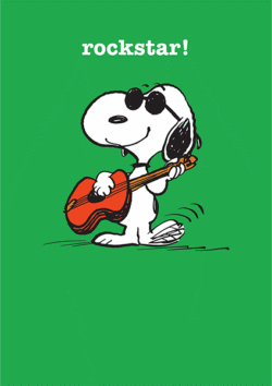 Malarkey Cards Brighton sell funky quirky unusual modern cool original classic wacky contemporary art illustration photographic distinctive vintage retro funny rude humorous birthday hype snoopy peanuts rockstar guitar